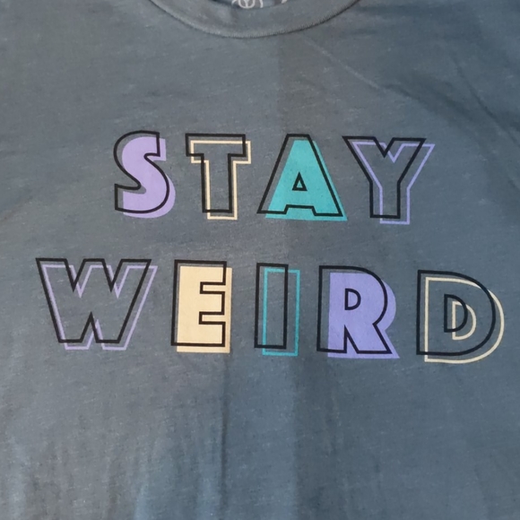 Cotton Bureau graphic tee - Stay Weird - Picture 2 of 5